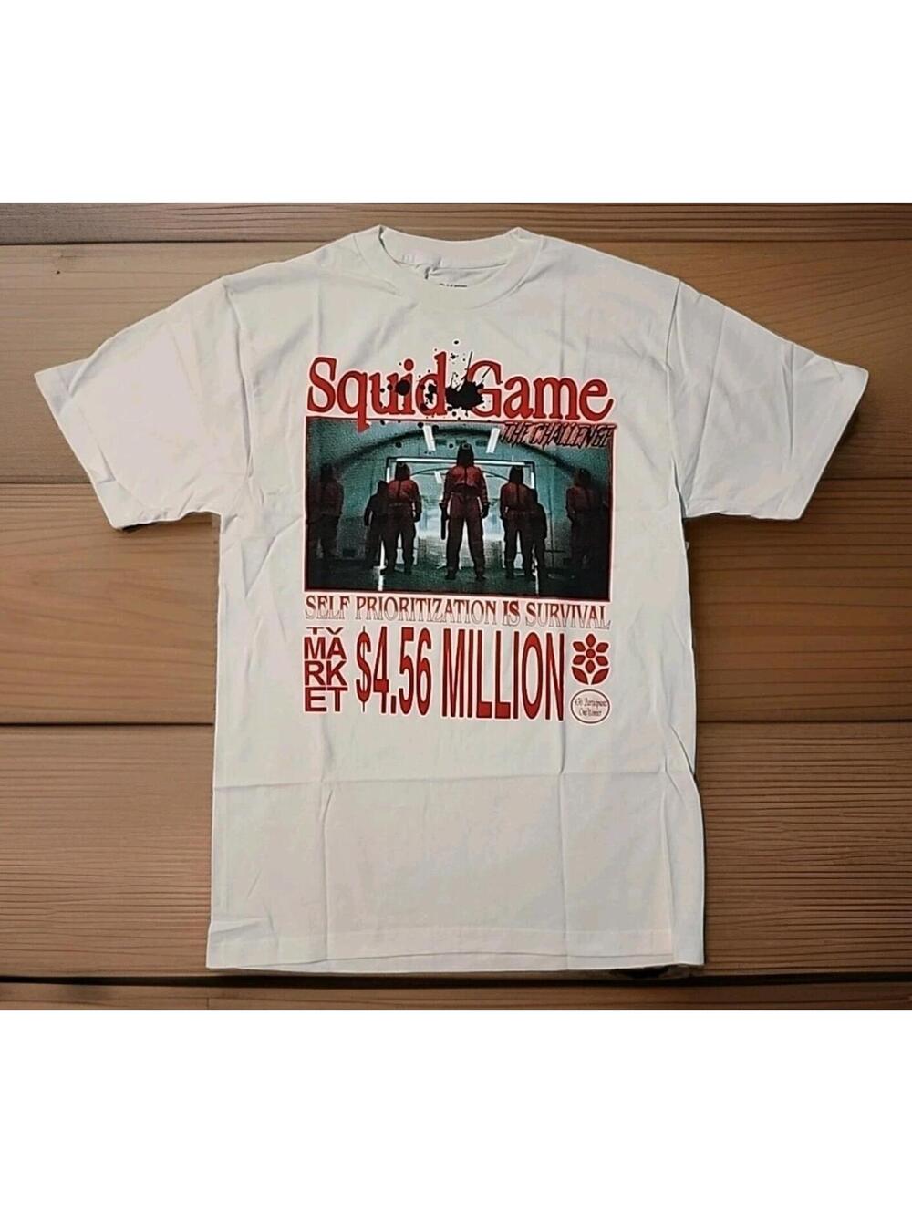 PacSun Market x Netflix "Squid Game: The Challenge" graphic  Size Large (097)